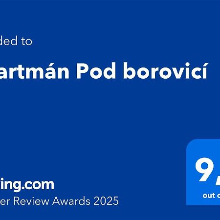 Apartman Pod Borovici Kovalovice Экстерьер фото